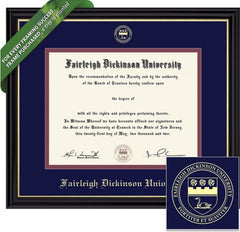 Fairleigh Dickinson University 8.5'' x 11'' Bachelor's/Master's Coronado Diploma Frame - ONLINE ONLY