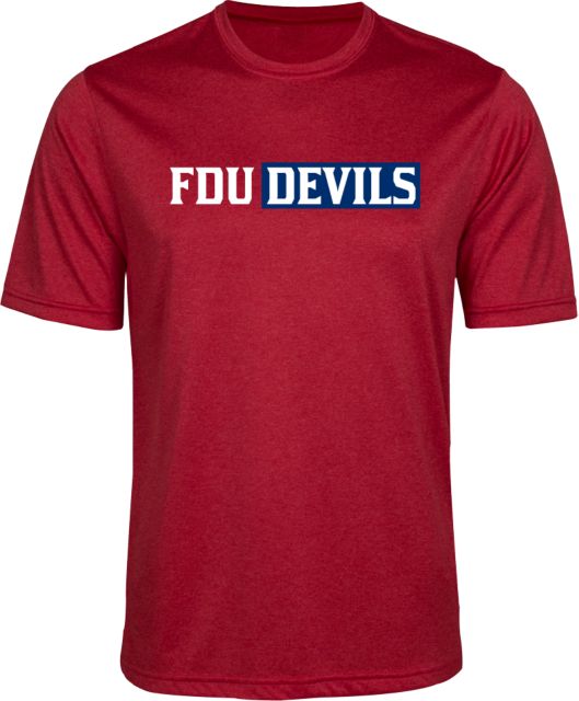 FDU Devils Performance Heather Contender Tee FDU Devils  in Box - ONLINE ONLY