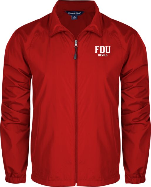 FDU Devils Full Zip Wind Jacket FDU Devils Stacked - ONLINE ONLY