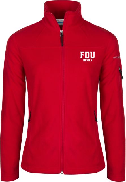 FDU Devils Columbia Ladies Full Zip Fleece Jacket FDU Devils Stacked - ONLINE ONLY