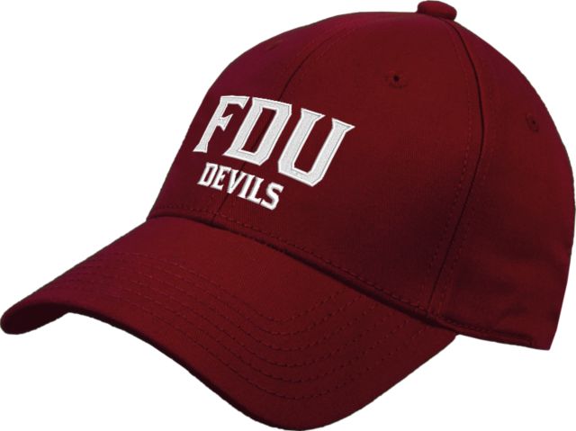 FDU Devils Heavyweight Twill Pro Style Hat FDU Devils Stacked - ONLINE ONLY